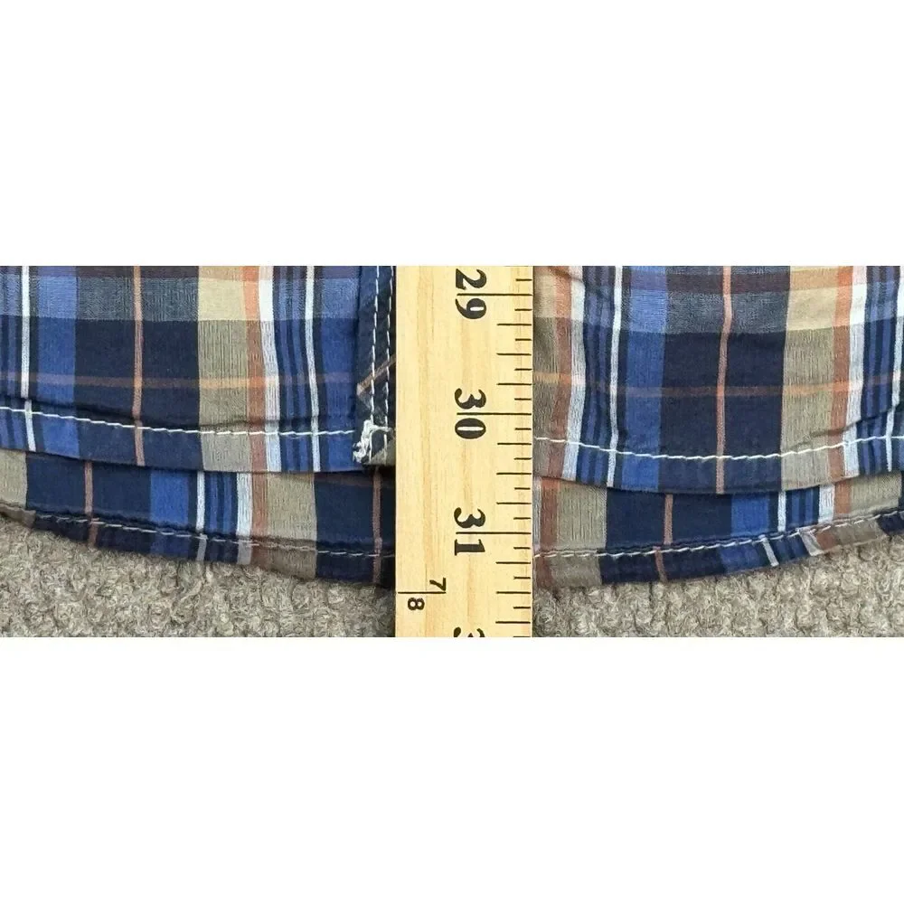 True Religion Men's Button Up Long Sleeve Snap Button Western Shirt‎ Size Large